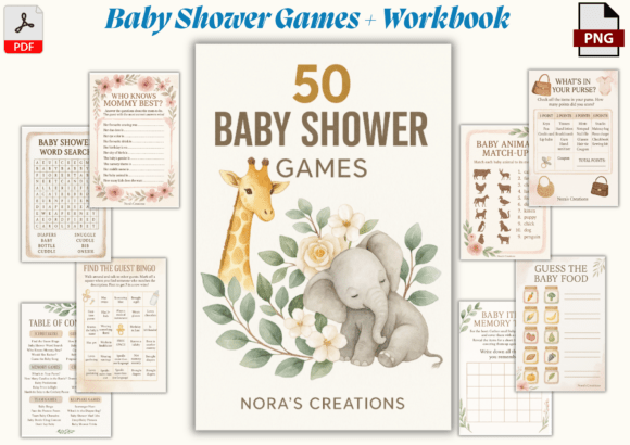 Download 🌸 48 Baby Shower Games Bundle - Bundle Collection