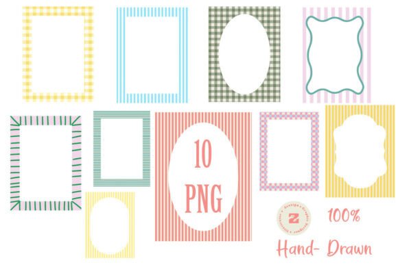Download Retro Summer Border PNG Bundle - Bundle Collection