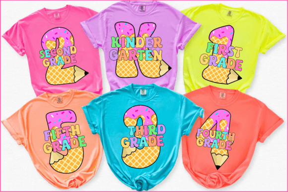 Download Ice Cream Back to School PNG Bundle - Bundle Collection