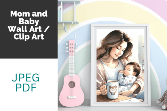 Download Mom and Baby Wall Decor / Clip Art - Clip art Collection