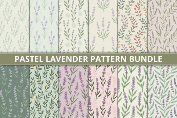 Download Pastel Lavender Pattern Bundle - Bundle Collection