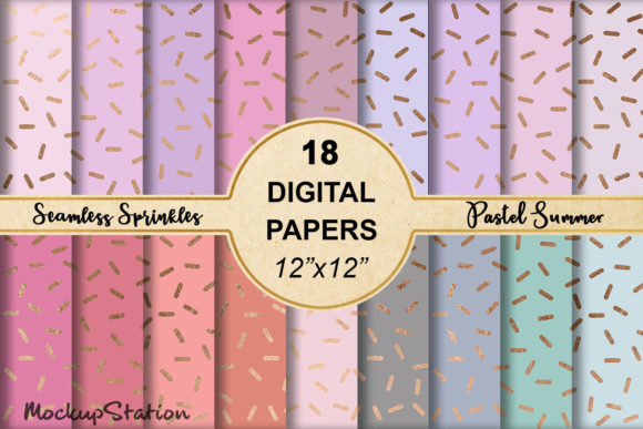 Download Seamless Sprinkles Digital Paper Bundle - Bundle Collection